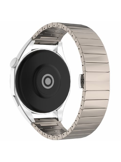 For Huawei Watch 4 / 4 Pro / GT 4 46mm Replacement Watch Strap 22mm Magnetic Buckle Zinc Alloy Band - Titanium