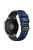 For Huawei Watch 4 / 4 Pro / Watch 3 / 3 Pro Silicone Watch Band 22mm Textured Watch Strap with Dual Buckle - Midnight Blue / Black