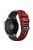 For Huawei Watch 4 / 4 Pro / Watch 3 / 3 Pro Silicone Watch Band 22mm Textured Watch Strap with Dual Buckle - Red / Black