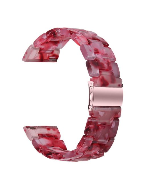 For Huawei Watch 4 Pro / Watch GT 3 / 2 46mm Resin Watch Band 22mm Waterproof Quick Release Watch Strap - Pink