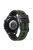 For Huawei Watch Buds / GT 3 SE / GT 3 Pro 46mm Dual Color Watch Band 22mm Silicone Watch Strap - Army Green / Black