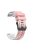 For Huawei Watch Buds / GT 3 SE / GT 3 Pro 46mm Silicone Watchband 22mm Dual Color Watch Strap - Pink / White