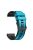 For Huawei Watch Buds / GT 3 SE / GT 3 Pro 46mm Silicone Watchband 22mm Dual Color Watch Strap - Sky Blue / Black