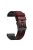 For Huawei Watch Buds / GT 3 SE / GT 3 Pro 46mm Silicone Watchband 22mm Dual Color Watch Strap - Wine Red / Black