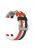 For Huawei Watch Buds / GT 3 SE / GT 3 Pro Three Color Design Leather Coated Silicone Wrist Band 22mm Replacement Watch Strap - Black / Red / White