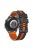 For Huawei Watch Buds / GT3 SE / GT3 Pro 46mm Dual Color Watch Band 22mm Wave Grain Silicone Wrist Strap - Black / Orange