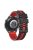 For Huawei Watch Buds / GT3 SE / GT3 Pro 46mm Dual Color Watch Band 22mm Wave Grain Silicone Wrist Strap - Black / Red