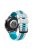 For Huawei Watch Buds / GT3 SE / GT3 Pro 46mm Dual Color Watch Band 22mm Wave Grain Silicone Wrist Strap - White / Sky Blue