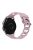 For Huawei Watch Buds / GT3 SE / GT3 Pro 46mm Silicone Watch Band 22mm Donut Hollow Replacement Wrist Strap - Light Purple