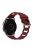 For Huawei Watch Buds / GT3 SE / GT3 Pro 46mm Silicone Watch Band 22mm Donut Hollow Replacement Wrist Strap - Wine Red