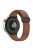 For Huawei Watch Buds / Watch 4 Pro / Watch 3 Pro Genuine Cow Leather Watch Strap 22mm Folding Buckle Wristband - Brown