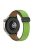 For Huawei Watch Buds / Watch 4 Pro / Watch 3 Pro Genuine Cow Leather Watch Strap 22mm Folding Buckle Wristband - Green