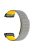 For Huawei Watch D Magnetic Adjustable Silicone+Metal Watch Strap Replacement - Grey+Yellow