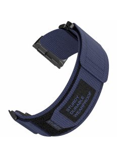   For Huawei Watch D Outdoor Climbing Watch Strap Magic Tape Breathable Nylon Band - Midnight Blue