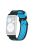 For Huawei Watch Fit / Watch Fit Special Edition Dual Color Silicone Watch Band with Breathable Holes - Black+Blue