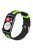 For Huawei Watch Fit / Watch Fit Special Edition Watch Band Dual Color Wave Design Silicone Strap - Black+Green