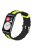 For Huawei Watch Fit / Watch Fit Special Edition Watch Band Dual Color Wave Design Silicone Strap - Black+Yellow