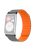 For Huawei Watch Fit / Watch Fit Special Edition Watch Band Magnetic Silicone Strap Replacement - Grey+Orange