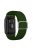 For Huawei Watch Fit / Watch Fit Special Edition Watch Band Nylon Braided Elastic Wrist Strap - Army Green