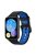 For Huawei Watch Fit 2 / Watch Fit 2 Active Dual Color Watch Band Silicone Replacement Wrist Strap - Black / Blue