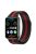 For Huawei Watch Fit 2 / Watch Fit 2 Active Stainless Steel Milanese Mesh Strap Smart Watch Replacement Wrist Band - Black / Red