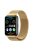 For Huawei Watch Fit 2 / Watch Fit 2 Active Stainless Steel Milanese Mesh Strap Smart Watch Replacement Wrist Band - Gold