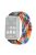 For Huawei Watch Fit 2 Adjustable Watch Strap Braided Elastic Wristband - Rainbow