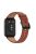 For Huawei Watch Fit 2 Genuine Leather Smart Watch Strap Replacement Adjustable Wrist Band - Dark Brown