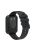 For Huawei Watch Fit 2 Silicone Strap Soft Sport Replacement Watch Band with Protective Frame Cover - Black