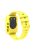 For Huawei Watch Fit 2 Silicone Strap Soft Sport Replacement Watch Band with Protective Frame Cover - Yellow