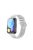 For Huawei Watch Fit 2 Silicone Watch Band Adjustable Soft Replacement Strap - White