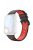 For Huawei Watch Fit 2 Silicone Watch Band Dual-Color Wrist Strap Quick Release Replacement Watchband - Black / Red