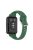 For Huawei Watch Fit 2 Silicone Watch Band Quick Release Sport Strap Replacement Bracelet - Midnight Green