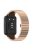 For Huawei Watch Fit 2 Smart Watch Band Buckle Design Metal Wrist Strap Replacement - Rose Gold