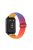 For Huawei Watch Fit 2 Smart Watch Band Replacement Ethnic Style Breathable Braided Nylon Wrist Strap - Rainbow Color