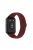 For Huawei Watch Fit 2 Smart Watch Band Replacement Ethnic Style Breathable Braided Nylon Wrist Strap - Wine Red