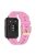 For Huawei Watch Fit 2 Watch Strap with Buckle Nylon Wrist Band Sports Watch 20mm Quick Release Watchband - Pink