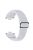 For Huawei Watch Fit 3 Adjustable Nylon Watch Band Wave Design Elastic Wrist Strao - White