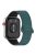 For Huawei Watch Fit 3 Dual Color Replacement Band Magnetic Silicone Watch Strap - Army Green+Black