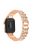 For Huawei Watch Fit 3 Metal Band Smart Watch Wrist Strap with Rhinestones - Rose Gold