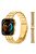 For Huawei Watch Fit 3 Metal Wrist Band Replacement Smart Watch Strap - Gold