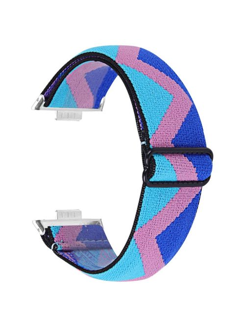 For Huawei Watch Fit 3 Nylon Watch Strap Pattern Print Adjustable Elastic Wrist Band - 1#