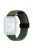 For Huawei Watch Fit 3 Replacement Braided Band Magnetic Buckle Watch Strap - Green