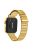 For Huawei Watch Fit 3 Replacement Strap Stainless Steel Smart Watch Band - Gold