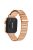 For Huawei Watch Fit 3 Replacement Strap Stainless Steel Smart Watch Band - Rose Gold