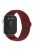 For Huawei Watch Fit 3 Replacement Wrist Band Elastic Breathable Watch Strap - Wine Red