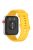 For Huawei Watch Fit 3 Replacement Wrist Band Soft Silicone Watch Strap - Yellow