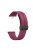 For Huawei Watch Fit 3 Silicone Strap Magnetic Folding Buckle Watch Band - Wine Red