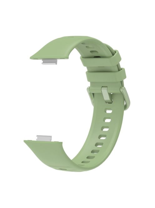 For Huawei Watch Fit 3 Silicone Watch Band Adjustable Strap Replacement - Green