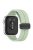 For Huawei Watch Fit 3 Silicone Watch Band Strap with Magnetic Folding Buckle - Green